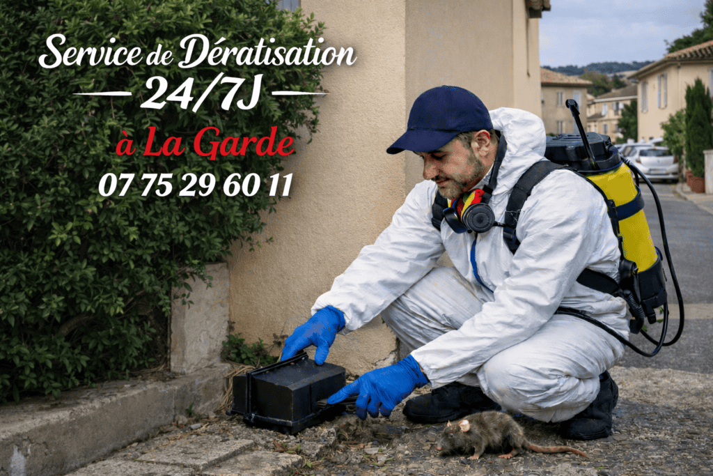Entreprise de dératisation à La Garde en intervention rapide contre les rats près d’une habitation
