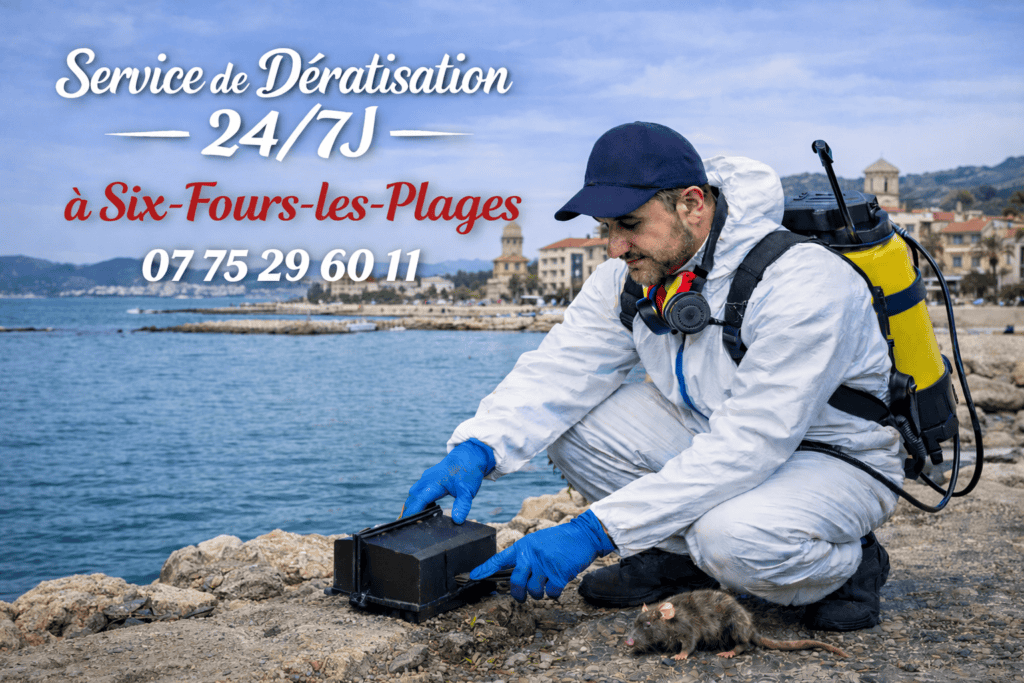 Entreprise de dératisation à Six-Fours-les-Plages lors d’une intervention contre les rats
