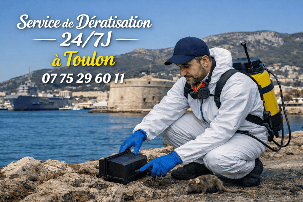 Entreprise de dératisation et extermination de rats à Toulon
