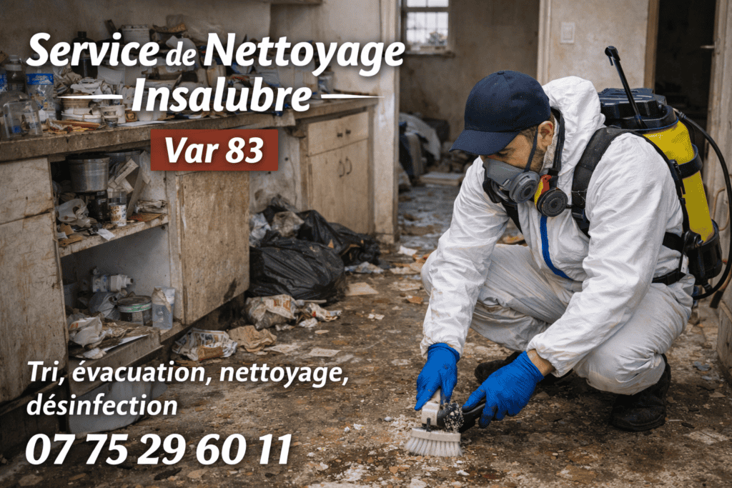 Nettoyage Logement Maison Appartement insalubre Var