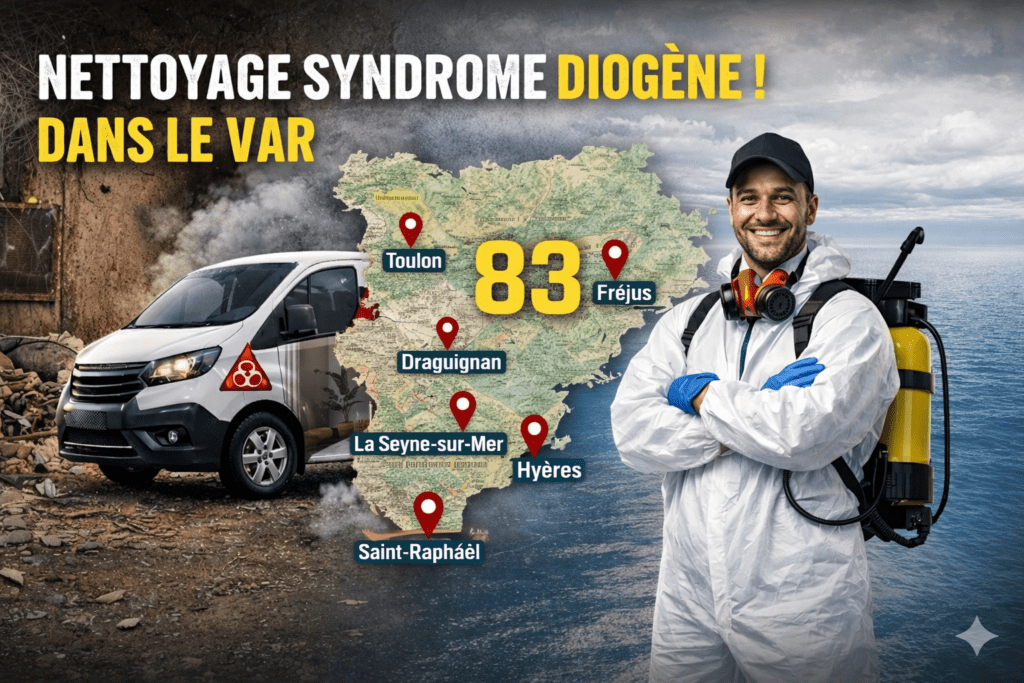 Nettoyage Diogène Toulon, La Seyne-sur-Mer, Hyères, Fréjus et Saint-Raphaël.