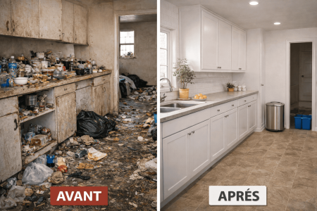 Nettoyage et Débarras de Maison ou d'Appartement Insalubre dans Var